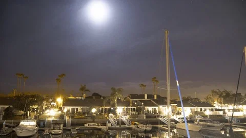Cays Night Time-Lapse Stock Footage