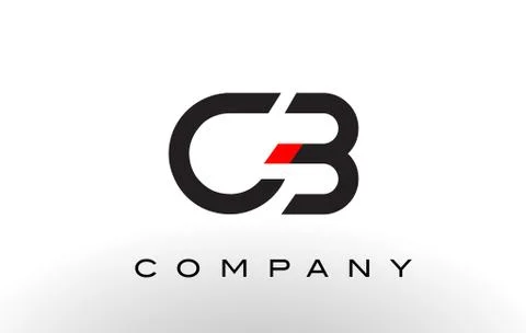 CB Logo.  Letter Design Vector. Stock Illustration