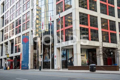 CBC Building Downtown Toronto Stock Photos