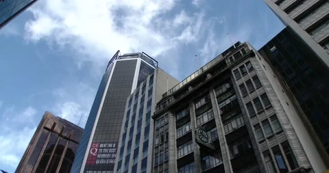 CBD Building Time - Lapse Clip2990 Stock Footage 197765321