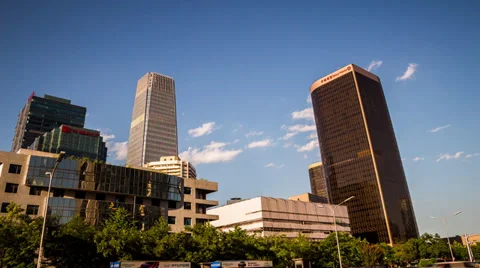 CBD buildings in Beijing Stock-Footage 30580945