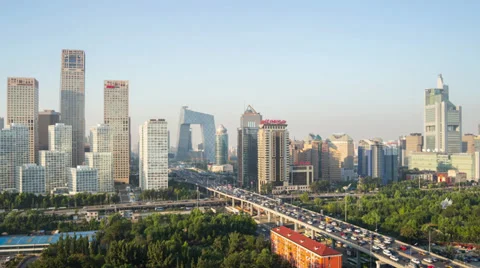 CBD buildings at daytime Video stock 32518511