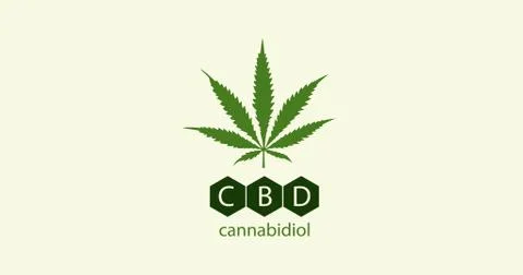 CBD Cannabidiol Stock Illustration