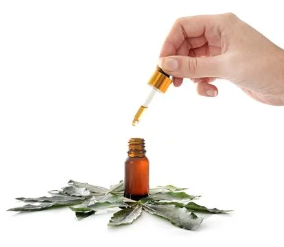 CBD essentials oils Stock Photos