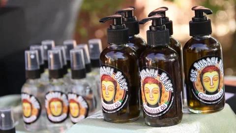 CBD fair products Stock Footage 150801174