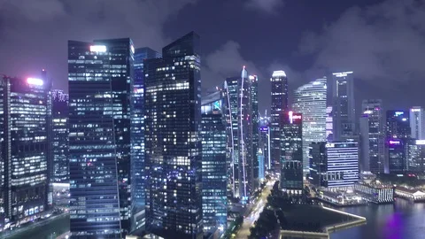 CBD Hyperlapse Stock Footage 100968970