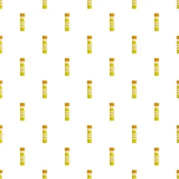 Cbd oil bottle pattern creating seamless background Illustrazione stock