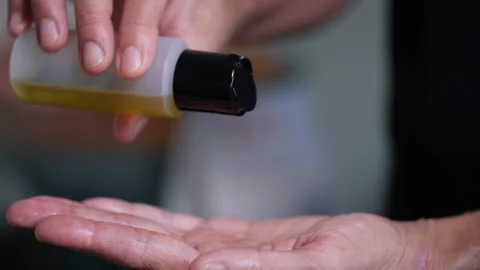 CBD Oil Drip Stock Footage 137288524