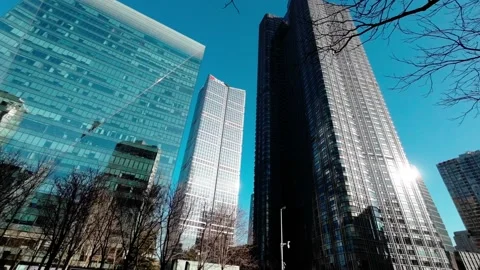 CBD Super building Video stock 233652876