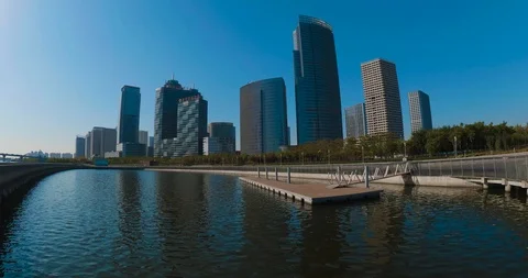 CBD in Tianjin Stock Footage 96871002