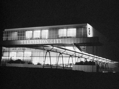 CBS Television Studios 1950s Vídeo Stock 72249953