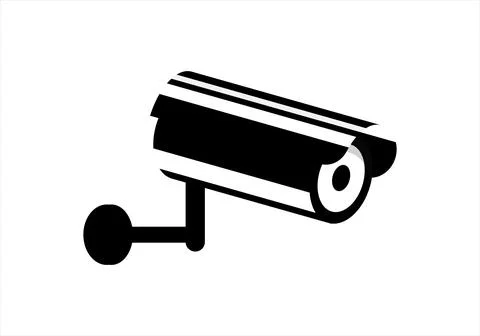 CC camera Black Stock Illustration