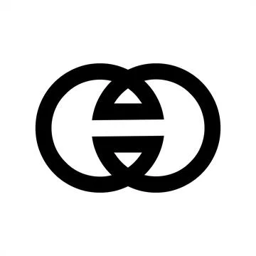 CC, CIC initials geometric logo Illustrazione stock