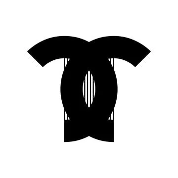 CC, COC, bd, bod initials geometric company logo and vector icon Stock Illustration