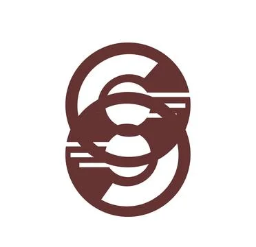 CC initials for network connection vector logo and icon Stock Illustration