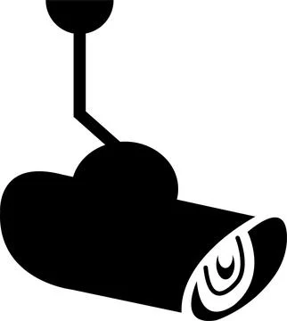 CC tv Camera icon vector design, Security camera icon, Cc tv symbol, CC TV .. Stock Illustration