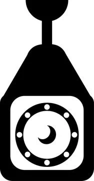 CC tv Camera icon vector design, Security camera icon, Cc tv symbol, CC TV .. Stock Illustration