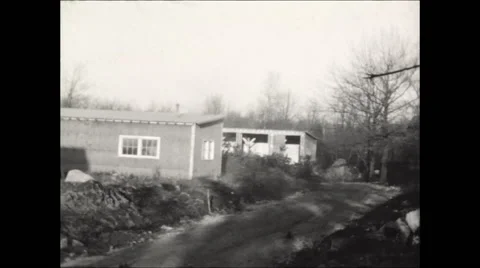 CCC explosion land clearing 1936 Video stock 56161045