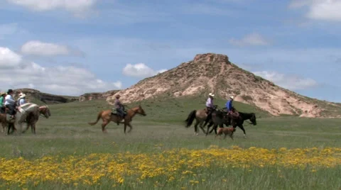 CCC Ranch Riders Video stock 67812676