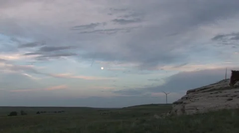 CCC Ranch Riders Moon Stock Footage 67812660