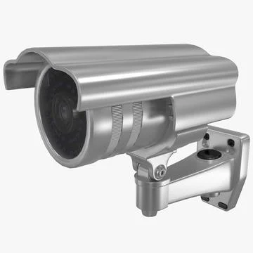 CCD Security Camera ZMODO Night Vision 3D Model