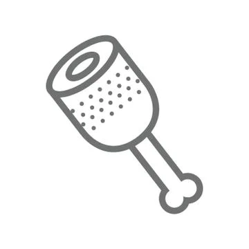 Cchicken Drumstick Stock-Illustration