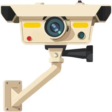 CCTV behavior detection Surveillance Camera machine learning surveillance S.. Stock-Illustration
