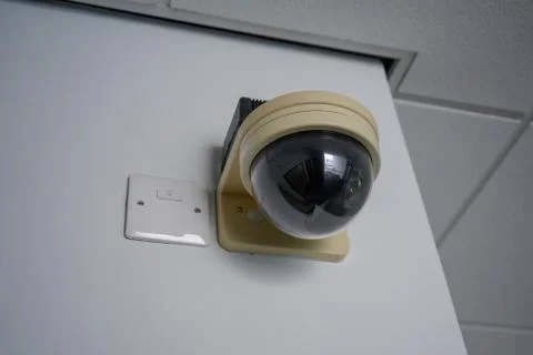 CCTV camera on a building Stock Photos