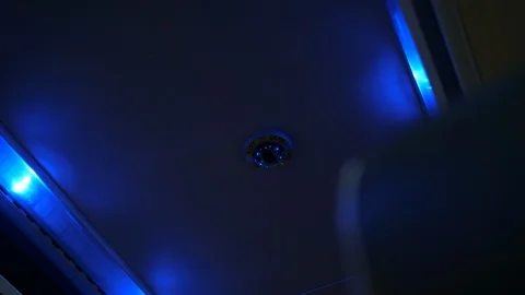 CCTV camera on the Bus. Concept of surveillance, protection and safety 库存影片 113328183