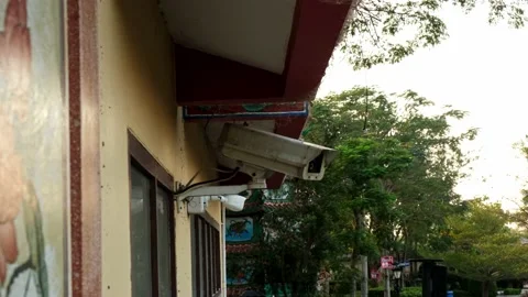 CCTV camera in Chinese temple Stock Footage 207662939