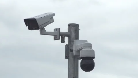 CCTV camera . closr up. Stock Footage 206294668