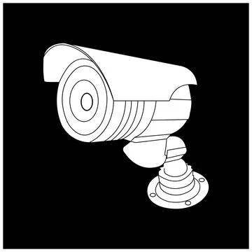 Cctv camera icon illustration design Stock Illustration