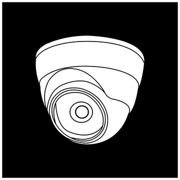 Cctv camera icon illustration design Stock Illustration