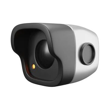CCTV camera icon, security surveillance system or closed-circuit television Stock Illustration
