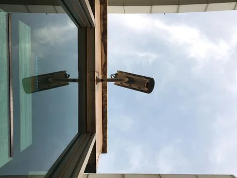 Cctv camera in office building Stock Photos