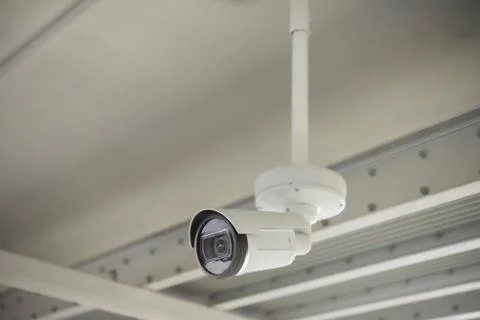 Cctv camera in office building Stock Photos