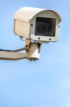 CCTV Camera Security Camera CCTV with blue sky Copyright: xZoonar.com/Vich... Stock Photos