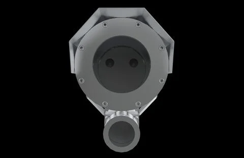 CCTV camera. Security camera isolated on white 3d image illustration 库存插图