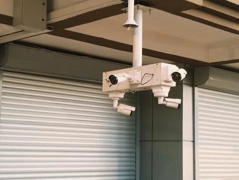 CCTV camera security Stock Photos