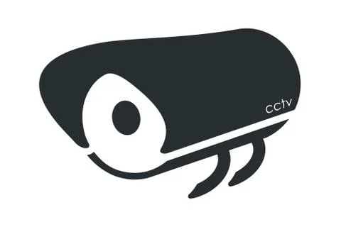 CCTV Camera. Security Surveillance System Stock Illustration