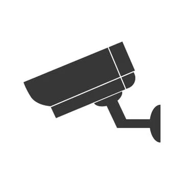 Cctv camera security technology icon Illustrazione stock