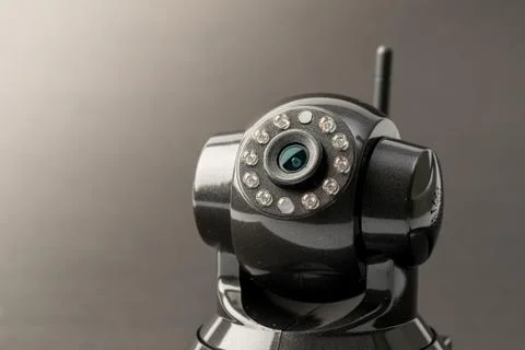 CCTV camera in studio Stock Photos