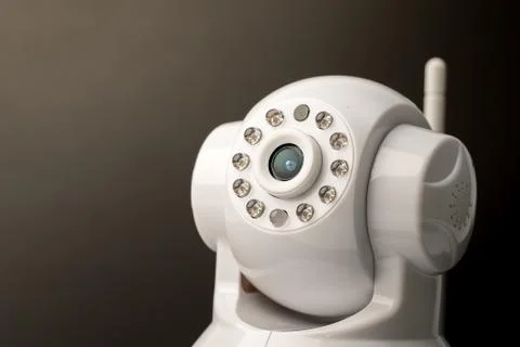 CCTV camera in studio Stock Photos