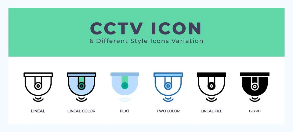 Cctv camera symbol. vector icon symbol. logo illustration. vector graphics Stock Illustration