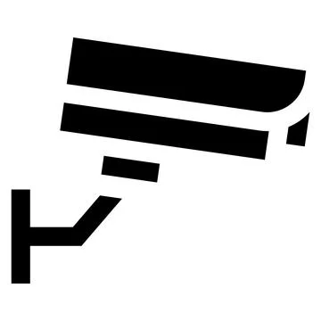 Cctv Camera Vector Icon Design Illustration Stock Illustration