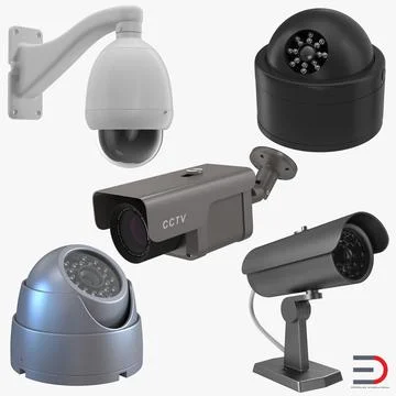 CCTV Cameras Collection 3D Model
