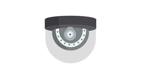 CCTV icon animation for video motion graphics Stock Footage 162692541