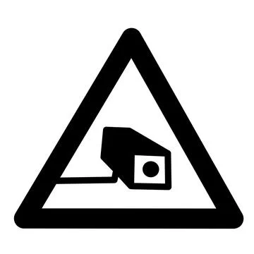 Cctv icon Illustrazione stock