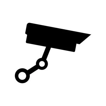 Cctv icon vector Stock Illustration