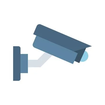 Cctv icon vector image. Stock Illustration